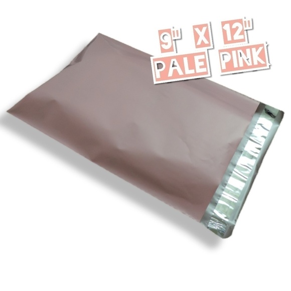 100 Pale Pink Poly Mailers 9x12 - Picture 2 of 3